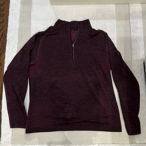 Men’s Lululemon burgundy quarter zip - size XXL